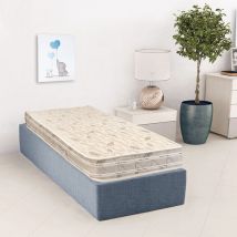 Qualydorm - Materasso Singolo Misura Personalizzata Ortopedico contro mal di schiena self modeling Water Foam 75x190 extra comfort offerta