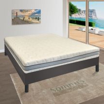 Qualydorm - Materasso matrimoniale in Memory 160x190 Ortopedico Altezza 22 cm sfoderabile antiacaro Certificato Oeko-Tex Made in Italy