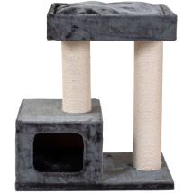 Quapas Kratzbaum Bandit Dunkelgrau 76x45x82 cm Quapas