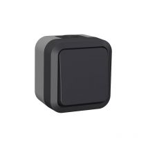 Quarx - aquapro interrupteur va et vient étanche complet gris IP55 - 9674Q