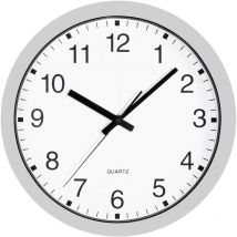 Voelkner Selection - Quarz Wanduhr 30 cm x 4 cm Silber