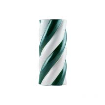 Que Rico - Amor Del Color Green/White Camila Vase