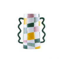 Que Rico - Crazy Squares Rodrigo Vase