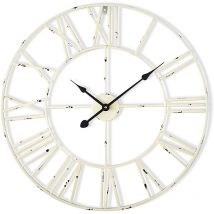 Queensway 60 Horloge murale cadre métallique silencieux ø 60 cm