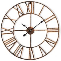 Queensway 60 Horloge murale cadre métallique silencieux ø 60 cm