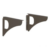 Supporto a parete per cassette postali, design grigio antracite, 2 pezzi