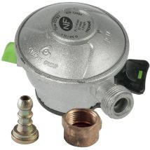 Butanregler Ø20 mm – Schnellanschlussregler – Eingang 20 oder 27 mm – Ausgang M20/150 – ADDAX
