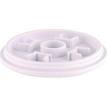 Wagner - QuickClick Möbelgleiter Einsatz hyper zum Aufdrücken ø 30mm, grau, 4 Stück