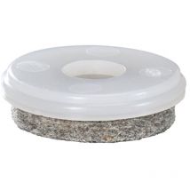 Wagner - QuickClick Einsatz Möbelgleiter ultrasoft zum Aufdrücken ø 40 mm, natur, 4 Stück