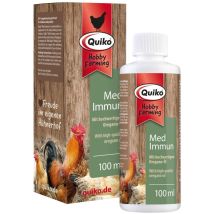 Hobby Farming Med Immune 100ml - Per Polli, Quaglie E Pollame - Con Oli Essenziali Di Alta Qualità Di Origano Naturale - Ricco Di Vitamine - Sfrutta 
