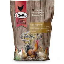 Hobby Farming Mini Popcorn 500g Per polli, quaglie e pollame Spuntino sano e naturale Fornisce energia altamente digeribile Promuove il naturale