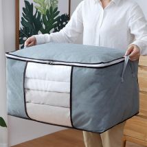 Quilt Storage Bag Organising Bag Clothes Packing Bag for Quilt Oversized Bag Clothes Duffel Bag Moving Gods (2 Pcs, 60x4035CM)