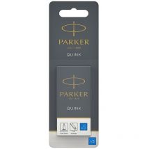 Unbekannt - Parker Parker Quink Ink Refill Cartridge for Fountain Pens Royal Blue (Pack 5)