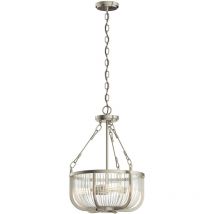 Elstead - Kichler Roux Plafonnier Suspendu Cylindrique Nickel Brossé