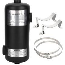 Jeffergarden - quipement thermostatique d'échangeur de chaleur tubulaire de piscine pour la baignoire d'étang de source chaude