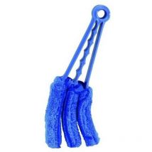 Le Plus De L'entretien - Quitapolvo de radiador de microfibra azul + un repuesto msv