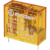 Finder - 40.31.8.024.5000 Relais pour circuits imprimés 24 v/ac 10 a 1 inverseur (rt) 1 pc(s) Y525933
