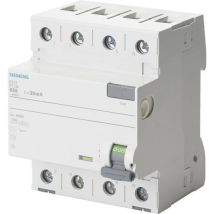 Siemens - 5SV36444 5SV3644-4 Interruttore differenziale b 4 poli 40 a 0.3 a 400 v