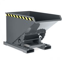 R+r Industrietechnik Abrollkipper Typ Ram-90 1570x1340x825mm 900dm³ Ral 7005 Mausgrau