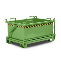Rr Industrietechnik Klappbodenbehälter Typ Rbb-75 910x1370x1040mm 750dm³ Ral 6011 Resedagrün