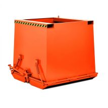 Rr Industrietechnik Schwerlast- Klappbodenbehälter Typ Rkc-125 1250dm³ Ral 2004 Reinorange
