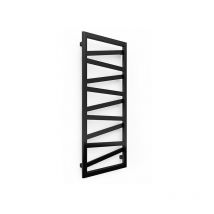 Matisère - Scaldasalviette elettrico nero 1470mm di altezza e 600mm di larghezza - 600 Watt - WIN1470/600E1N