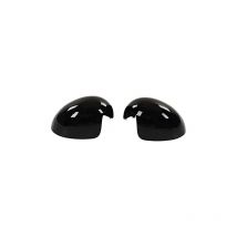 R56 Coque de Rétroviseur de Porte Noire pour mini Cooper Coques de Rétroviseur R57 Extérieur de Voiture 2 Pièces Coque de Rétroviseur Gauche Droite