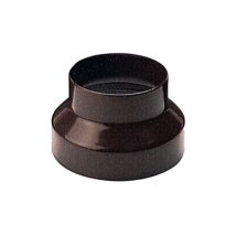 RA duction en acier brun 11/8 cm pour tuyaux de cheminA e poA le poA le