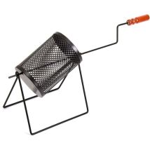 Râtissoire En Fer Forgé Pour Châtaignes – Dimensions 18x87x42 Cm – Poignée Ergonomique Pour Châtaignes Grillées – Mille