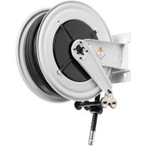 Enrouleur industriel Diesel 15 m ø 1 10 bars Acier peint avec enroulement automatique et support mural fixe Raasm RA.8540.603