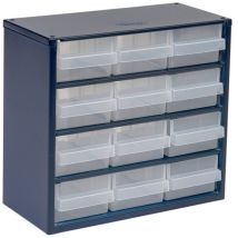 Raaco - 612-02 Cassettiera porta minuteria (l x a x p) 306 x 283 x 150 mm Scomparti: 12 Contenuto 1 pz.