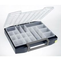 Boxxser 80 8x8-18 Coffret de rangement (l x h x p) 465 x 78 x 401 mm Nombre de compartiments: 18 Contenu 1 pc(s) D613631 - Raaco
