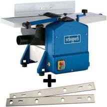 Scheppach - rabot dégauchisseuse 204mm HMS850 +jeu de 2 pièces fers de rechange
