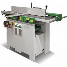 Holzstar - Raboteuse dégauchisseuse 410 arbre hélicoïdal avec 66 plaquettes carbures 5,5 kW 400V ADH41 spiral 400V