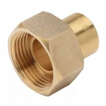 Raccord droit - 2 pièces - Spécial gaz naturel - à souder sur cuivre