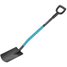 Ipro - Pala da giardinaggio (rotonda, manico ergonomico, 120 cm) - Cellfast