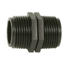 R acciaio nylon nipplo 3/4 x 3/4. Prezzo per 1 pezzo.