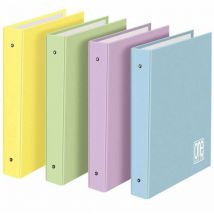 Raccoglitore 4 Anelli One 26X32 Diam.30 - Color Pastello - 6Pz