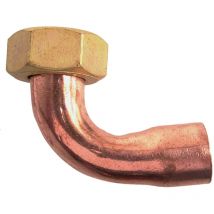 Raccord 2 Pièces Écrou Prisonnier Coudé F20x27 Ø 16 - Garis - D12208b