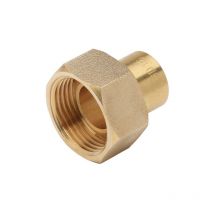 Raccord Gaz jpg à braser – banides – 2 pièces - f 1/2' - Tube cuivre diamètre12