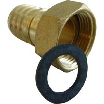 Raccord 2 pièces cannelé 6 pans 19mm - 20x27 vrac