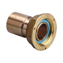 Raccord 2 pièces compteur gaz à braser - nf - écrou 25/50 - cuivre Ø54 Gurtner