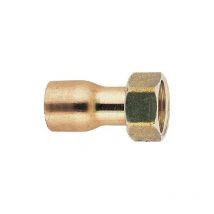 Raccord 2 pièces douille cuivre 15X21/16