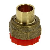 Raccord 2 pièces écrou femelle 20-27 souder Ø16 gaz naturel