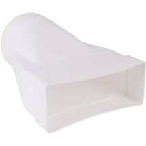 Wallair - N15865 Système de ventilation pour conduites plates 150 pièce de jonction rond/plat