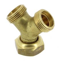 Raccord 3 voies y laiton 20-20-20