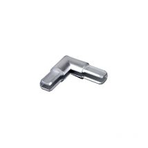 Deco Fer Forge - qualite francaise] - Raccord 90° pour encadrement de tôle Ø10mm - Longueur 30mm Diamètre Ø18mm - Inox 304