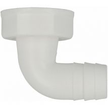 Raccord 90° x 1'' pour siphon évier