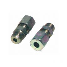 Raccord à bague M3/8 - tube 12mm (2pcs) - Acier - M3/8 - tube 12mm (2pcs)