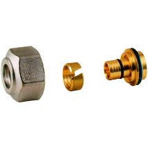 Raccord à compression - Adaptateur pour tube en plastique R179 18x16/13 - Giacomini